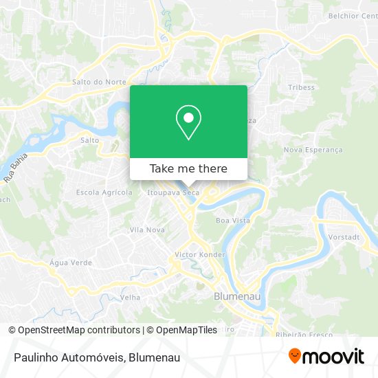 Paulinho Automóveis map