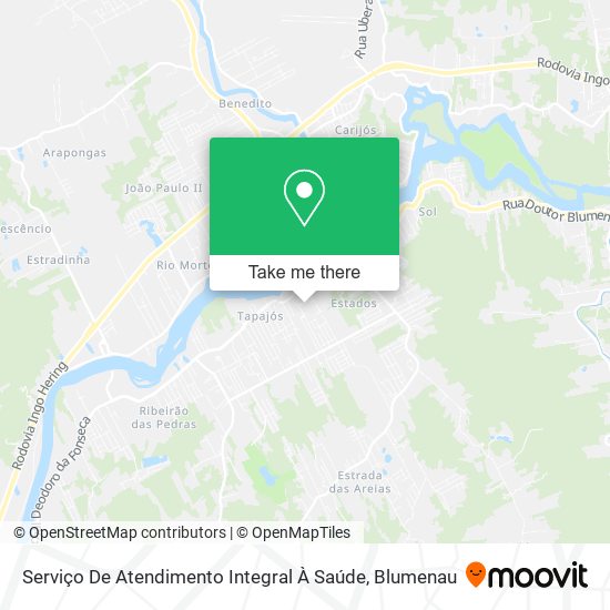 Serviço De Atendimento Integral À Saúde map