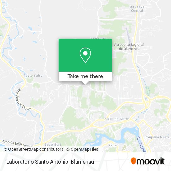 Laboratório Santo Antônio map