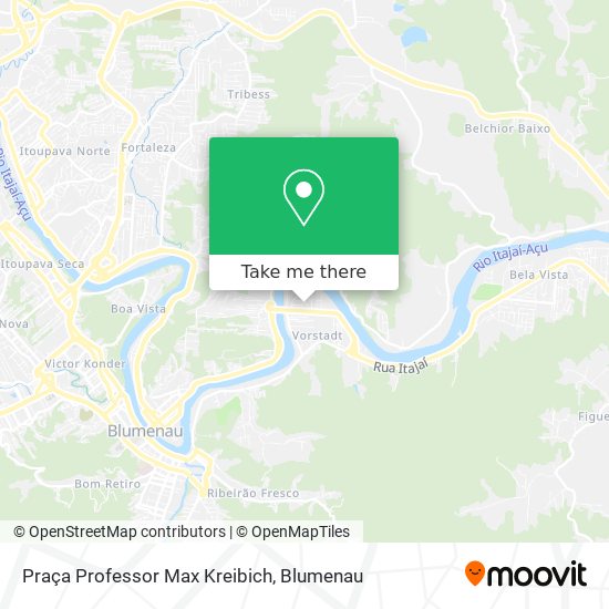 Praça Professor Max Kreibich map