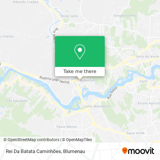 Rei Da Batata Caminhões map
