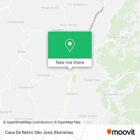 Casa De Retiro São José map