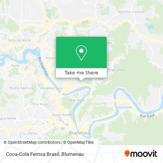 Coca-Cola Femsa Brasil map