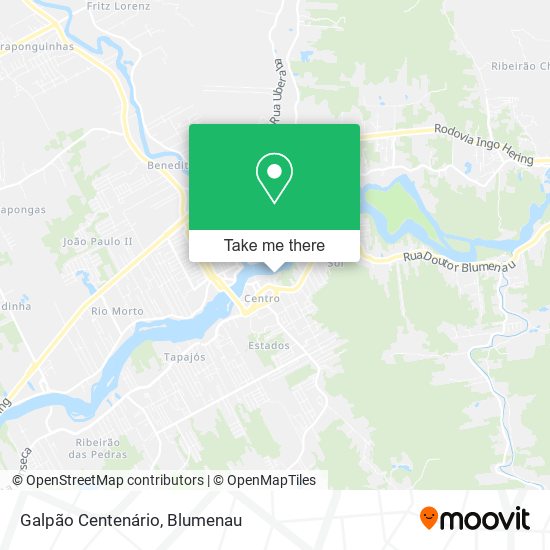 Galpão Centenário map