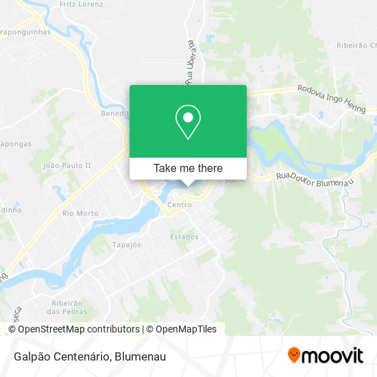 Galpão Centenário map