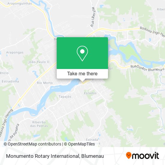 Monumento Rotary International map