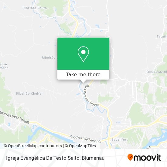 Igreja Evangélica De Testo Salto map