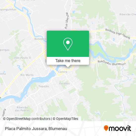 Mapa Placa Palmito Jussara