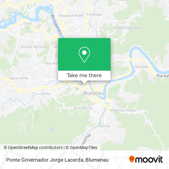 Ponte Governador Jorge Lacerda map