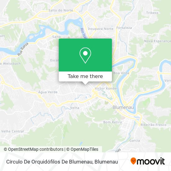 Círculo De Orquidófilos De Blumenau map