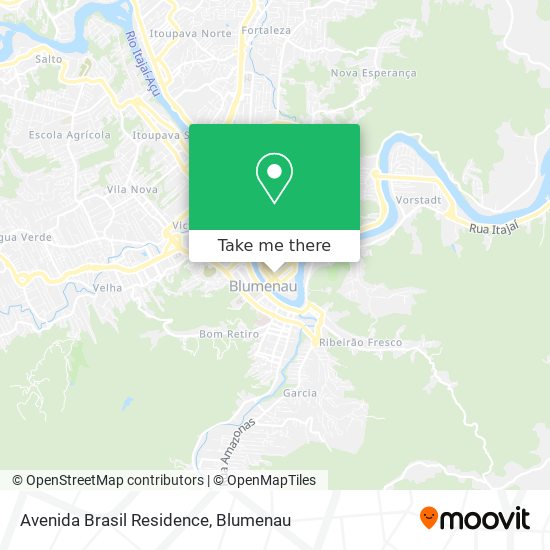 Avenida Brasil Residence map