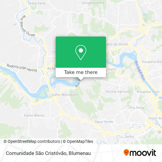 Comunidade São Cristóvão map