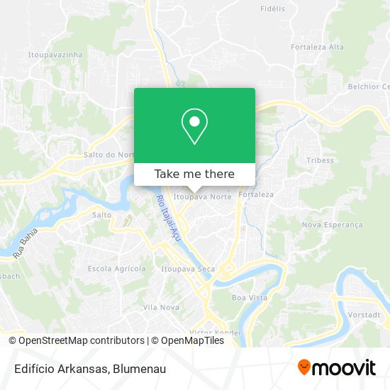 Edifício Arkansas map