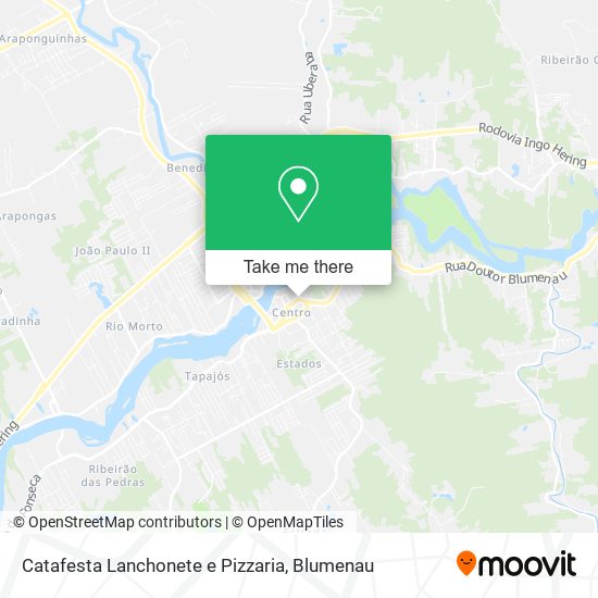 Catafesta Lanchonete e Pizzaria map