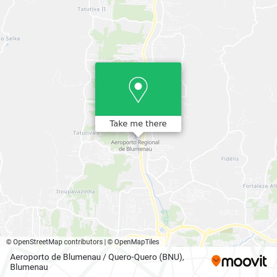 Aeroporto de Blumenau / Quero-Quero (BNU) map