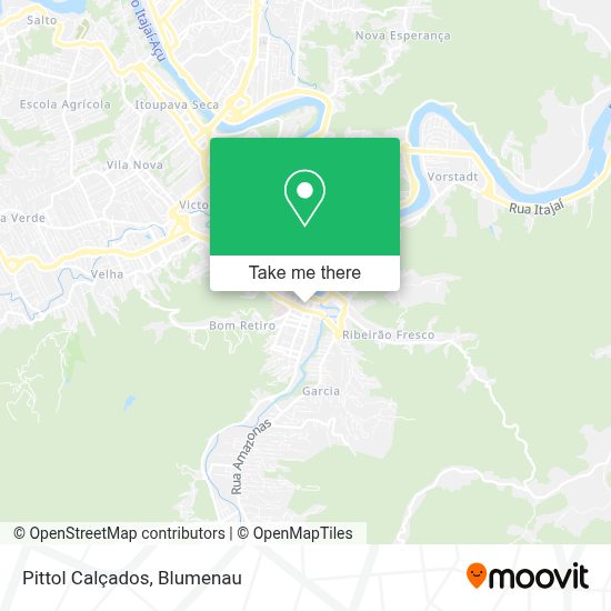 How to get to Pittol Calçados in Blumenau by Bus?
