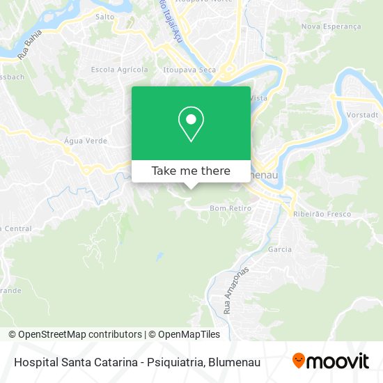 Hospital Santa Catarina - Psiquiatria map