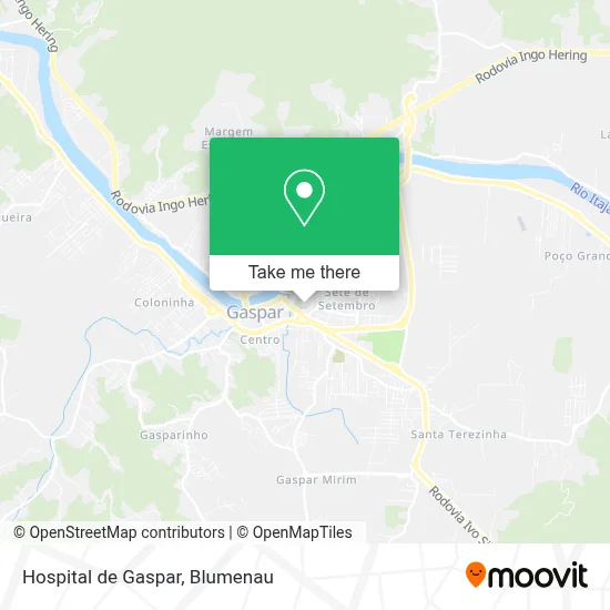 Hospital de Gaspar map