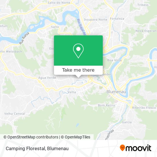 Camping Florestal map