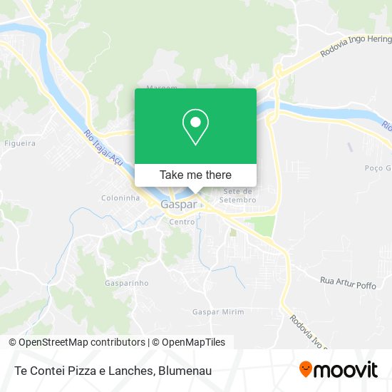 Te Contei Pizza e Lanches map