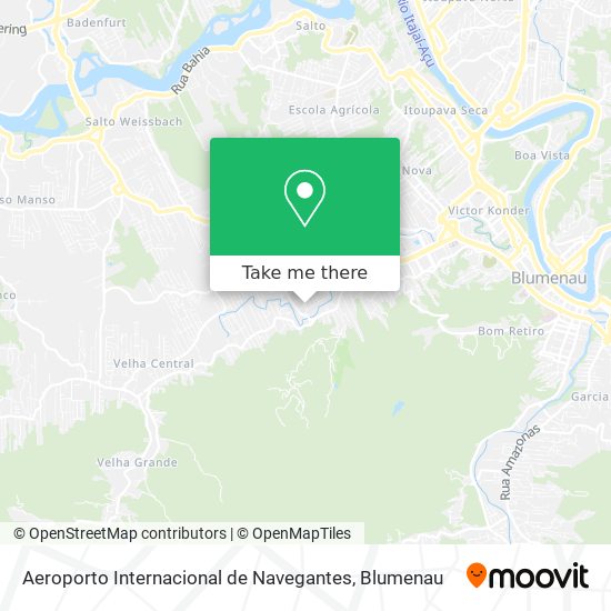 Aeroporto Internacional de Navegantes map
