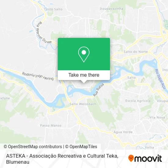 ASTEKA - Associação Recreativa e Cultural Teka map