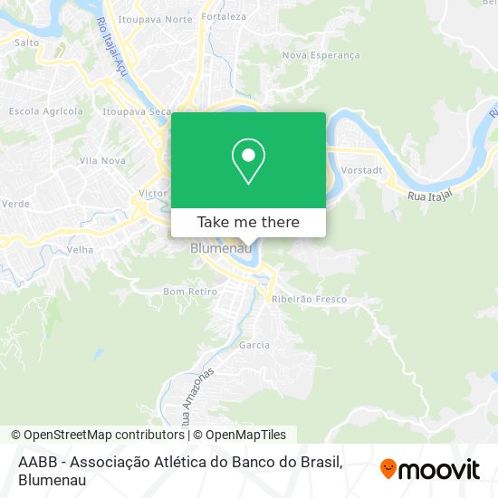 Mapa AABB - Associação Atlética do Banco do Brasil