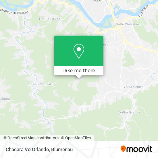 Chacará Vô Orlando map