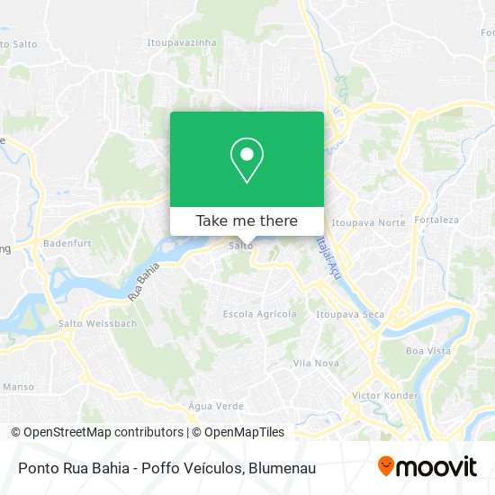 Ponto Rua Bahia - Poffo Veículos map