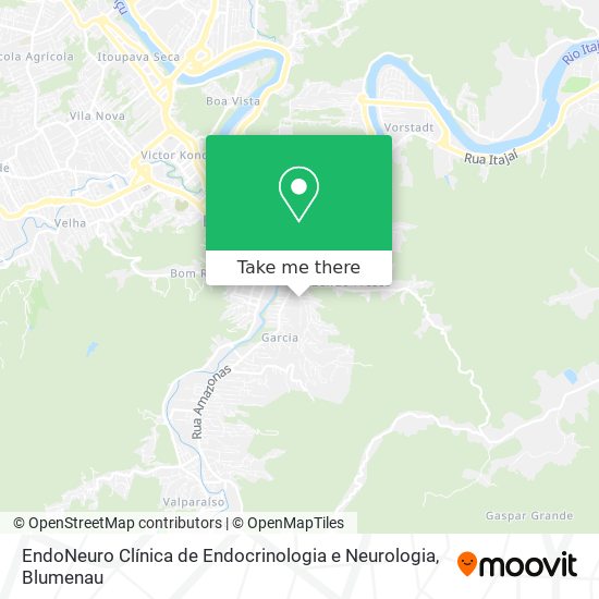 EndoNeuro Clínica de Endocrinologia e Neurologia map