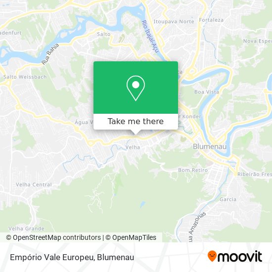 Empório Vale Europeu map