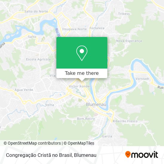 Congregação Cristã no Brasil map