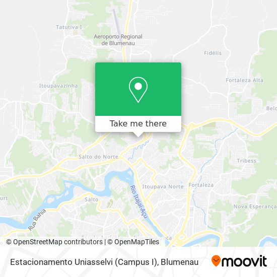 Mapa Estacionamento Uniasselvi (Campus I)