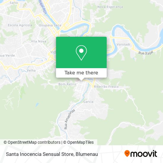 Santa Inocencia Sensual Store map