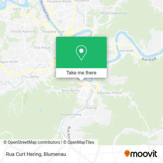 Rua Curt Hering map