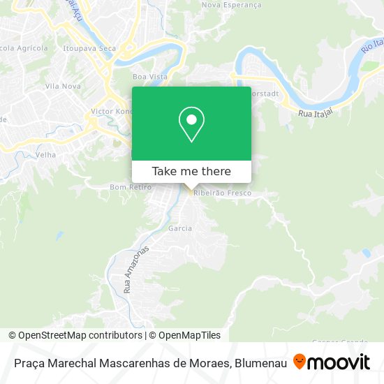 Mapa Praça Marechal Mascarenhas de Moraes