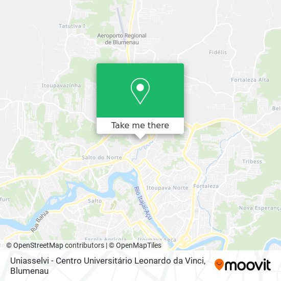 Mapa Uniasselvi - Centro Universitário Leonardo da Vinci