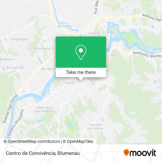 Centro de Convivência map