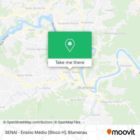 SENAI - Ensino Médio (Bloco H) map