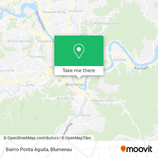 Mapa Bairro Ponta Aguda