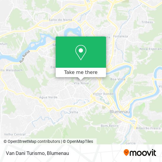 Van Dani Turismo map