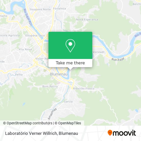 Laboratório Verner Willrich map