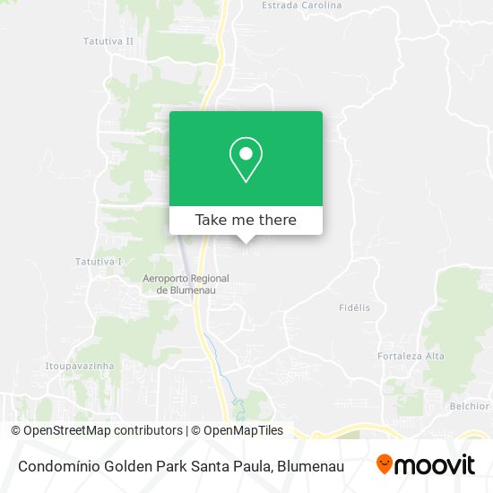 Condomínio Golden Park Santa Paula map