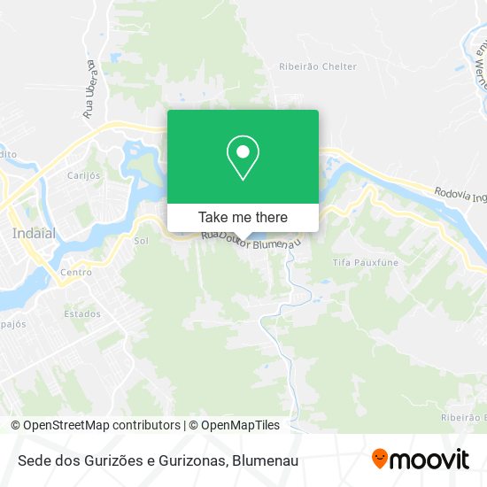 Sede dos Gurizões e Gurizonas map