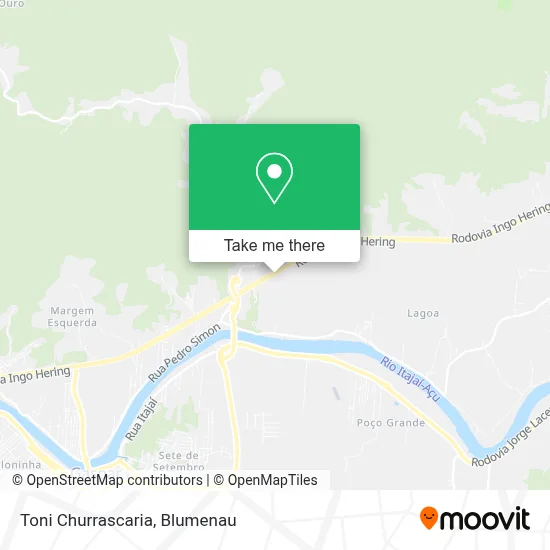 Toni Churrascaria map