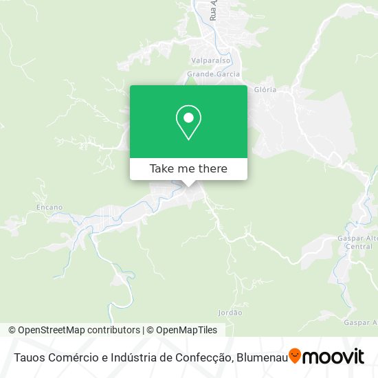 Tauos Comércio e Indústria de Confecção map