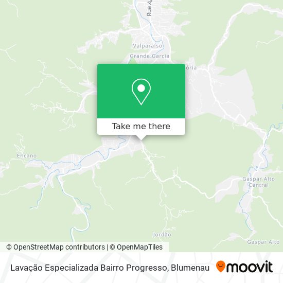 Lavação Especializada Bairro Progresso map