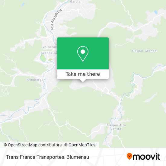 Trans Franca Transportes map