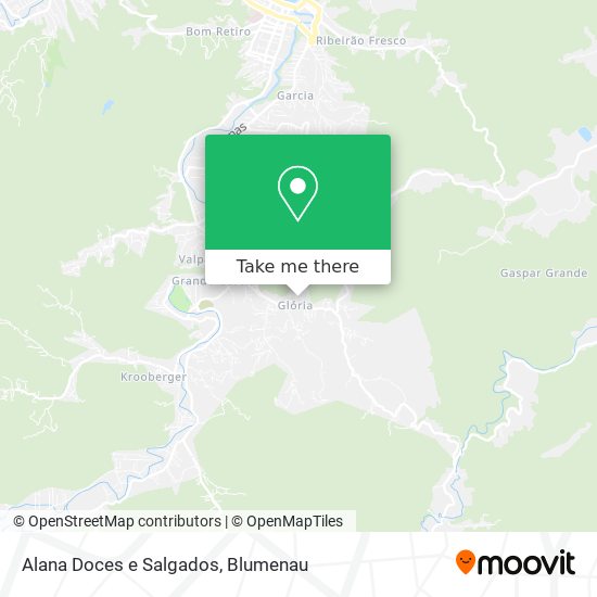 Alana Doces e Salgados map