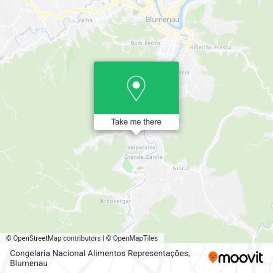 Congelaria Nacional Alimentos Representações map